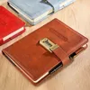 Anteckningar A5 Retro Style anteckningsbok med Lock Password Book Personlig dagbok Notepad för studenter Stationer Stationer School Office Supplies 230515