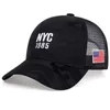 Snapbacks New York 1985 Baseball Cap Trucker Male vrouwelijke camouflage caps usa hoeden Amerikaanse vlag snapback hoeden p230515