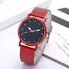 Wristwatches Luxury Women Watch Rhinestone Starry Sky Silicone Mesh Simple Fashion Quartz Ladies Clock Zegarki