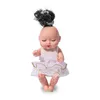 Dockor 12cm Reborn Baby Sleep Doll Olika stil söt djur simulerad bjd diy leksak med kläder för barns gåva 230512