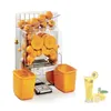 Exprimidor eléctrico grande de 120 W, exprimidor comercial de naranjas frescas, 220 V/110 V, máquina automática de jugo de naranja, exprimidor automático