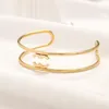 Womens Love Gift Bangle Placcato in oro 18 carati Designer di lusso Gioielli Bracciale Bracciale in stile celtico Festa di nozze Bracciale aperto all'ingrosso ZG2250