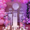 Decoração de festa, quadrado branco Stand Flower Wedding Pillar Coluna para Evento Cilindro de Pedestal Yudao794