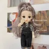 Kız oyuncak Bjd mini 13 hareketli ortak bebek 3d büyük gözler güzel DIY giysi ile güzel DIY 112 moda 230512