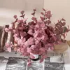 Kwiaty dekoracyjne sztuczny liść major kolorowy biuro dekoracje domowe roślina Fałszywe zapasy stołowe dekoracja jesienna rzemiosło