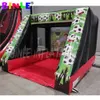 Portable 12x12ft inflatable football penalty shootout inflatable soccer goal post kick games target for rental business