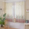 Kurtyna 1x2M Tiuld Door Window Drape Panel Sheer Scali Ballegie Drape w salonie wystrój domu