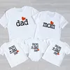 Família combinando roupas mamãe pai, pai, pai filho, filho, aparência de camiseta e crianças bebês 230512