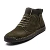 Botas trabalham para a moda Hombre Bota Botas Dress Boot Leather De 2023 Home Brown Wear Winter Winter Lazer Italiano Tenis Sapato