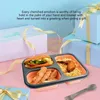 Dinnerware Sets Silicone Lunch Box Collapsible Storage Containers With Lids Bento Container Kitchen Tools