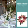 Decoratieve bloemen bruiloft centerpieces tafels bloemenkrans houder deur ringen kransen votief advent