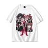 Men's T Shirts Chainsaw Man Anime Men Loose Tshirt Harajuku Cotton Makima Power Graphic Vintage Shirt Y2k Top Tees Women Clothing