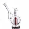 Vendita calda Bruciatore a nafta in vetro Bong Dab Rigs Narghilè 14mm Femmina Bubbler Beaker Bong Tubi d'acqua Inline6 Arm Tree Filter Matrix Nido d'ape con pezzo di fumo e pentola per olio