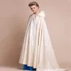 2019 Lange bruids champagne mantel mantel satijnen bruiloftsfeest cape wrap plus size258q