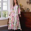 Etnische kleding Eid Ramadan Marokkaanse Caftan Avondjurken Formele luxe vrouwelijke kleding Dubai Islam Muslim Party Jurk Abaya Saoedi -Arabisch gewaad