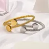 Cuff Bangle Womens Love Luxury Jewelry 18K Gold Designer Bracelet Family Party Gifts Jewelry for Women Designer Bracelet Spring Fashion Gift Wholesale Bracelets