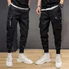 Herrenhose Baumwolle Herren Cargo Jogger Techwear Jogginghose Streetwear Hosen für Männer Jogging Oversize Sporthose Kleidung Frühling Dünn 230515