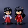 Action Toy Figures 6 PCS/SET Anime Inuyasha Model Doll Action Figure Toy Kikyou PVC Dolls For Collection Gift 10cm