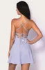 LL Womens Tennis Dress محاذاة زي اليوغا تمرينات الصدر داخل فساتين الجولف الصال