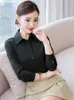 Women's Blouses Korean Slim Fit Fashion Women Shirt White Blouse Spring Summer Office Lady Work Tops Business Shirts Blusas Femininas