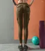 Active Pants Salspor Pocket Yoga Women Solid Sportwear Push Up Fitness Running Leggings Trainning Sport Gym Tight Cargo Female