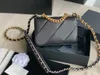 Bolsas de corrente de designer de luxo femininas originais Bolsas de ombro de malha de pele de carneiro Bolsas de ombro de couro Caviar Bolsas de corpo cruzado Totes Bolsas femininas com caixa original