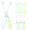 10pcs On The Go Toothbrushes Foldable Oral Cleaning Brushes Folding