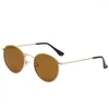 Lunettes de soleil Vintage polarisées homme marque de mode concepteur lunettes de soleil mâle classique rond luxe noir pilote nuances