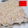 Fleurs décoratives 50 50 cm Cerise Artificielle Fleur Mur Doux Tapis Arqué Célébration De Mariage Décoration De La Maison Po Fond Accessoires