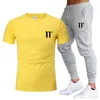 Survêtements pour hommes Vente de pantalons de sweat-shirt pour hommes 2 pièces Ensemble de vêtements de sport décontractés Vêtements de basket-ball Printemps Été Sportswear Marque Costume 11C 230515