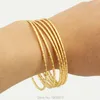 Bangle Adixyn Wholesale Gold Kolor Etiopski punk bransoletka afrykańska biżuteria Dubai Big Circle Bangles