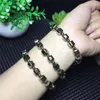 Strand Beaded Strands Natural Stone Bracelet Pyrite Sugar Cubes Shape Bead Bracelets For Women Men Fashion Crystal Jewelry