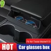 Bil för Tesla Model 3 Model Y Center ARMREST Hidden Storage Box Center Console Storage Organizer Interiör Tillbehör