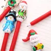 Marker Pen Comfortable Grip Eco-friendly Ballpoint Christmas Push Type Ball Point For Children