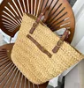 y letter Woven Straw tote Bag Shopping basket bags Large Capacity designer handbag Vacation Travel Bucket bags woman Totes Armpit Bag Purse 230515