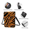 Avondtassen tijgerpatroon schoudertas Wild Animal School Leather Mobile Phone Woman Gift Aesthetic