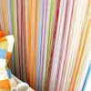 Gardin 1 2m 7 färger Sträng för fönsterdörrkantpanelrum Divider Drap Strip Tassel Curtain