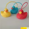 Little Duck Infuser Yellow Red Blue Color Duck Tea Bag Mini Tea Strainer