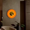 Wall Lamp Modern UFO Round LED Lamps Living Room TV Background Bedroom Bedside Office Aisle Stair Indoor AC85-265V Sconce