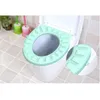 Toalettstol täcker silikon täcker dekorativ matdyna kudde dekoration för hemskyddsmaterial