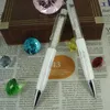 Penna con penna a sfera in cristallo Bling Diamond Penne decorative Sfera retrattile per strumenti di scrittura lisci