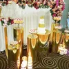 Party Decoration Style Wedding Event Furniture Hire Gold Mirror Plinth Stand for Stage Yudao977