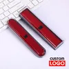 1PCS PLÁSTICA CASE PEN transparente Casa retangular Oval Gel