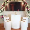 Party Decoration 4pcs/set)Clear Acrylic/mental White Display Pedestal For Christmas & Yudao1002