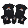 Familie matching outfits mama me vader dochter zoon kleren look t -shirt en babykinderen 230512