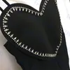 Love Diamond Swimwear Designer Dames Bikini Rieme One Piece Swimsuit Classic Black Bathing Suit