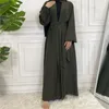 エスニック服ah yuan女性のためのエレガントシンプルドバイイスラム教徒