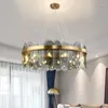 Hängslampor nordiskt sovrum glas ljuskrona restaurang bar ljus fixtur armaturlampor för heminredning