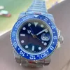 2023 Herrklocka Ceramics Högkvalitativ automatisk armbandsur 41mm Manliga klockor 904L Rostfri Bezel Sapphire Fashion Watch