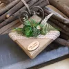 Przyjęcie spersonalizowane rustykalne pudełko na drewno ślubne